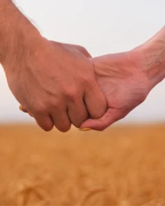 couple holding hand in cyprus for ivf treatment